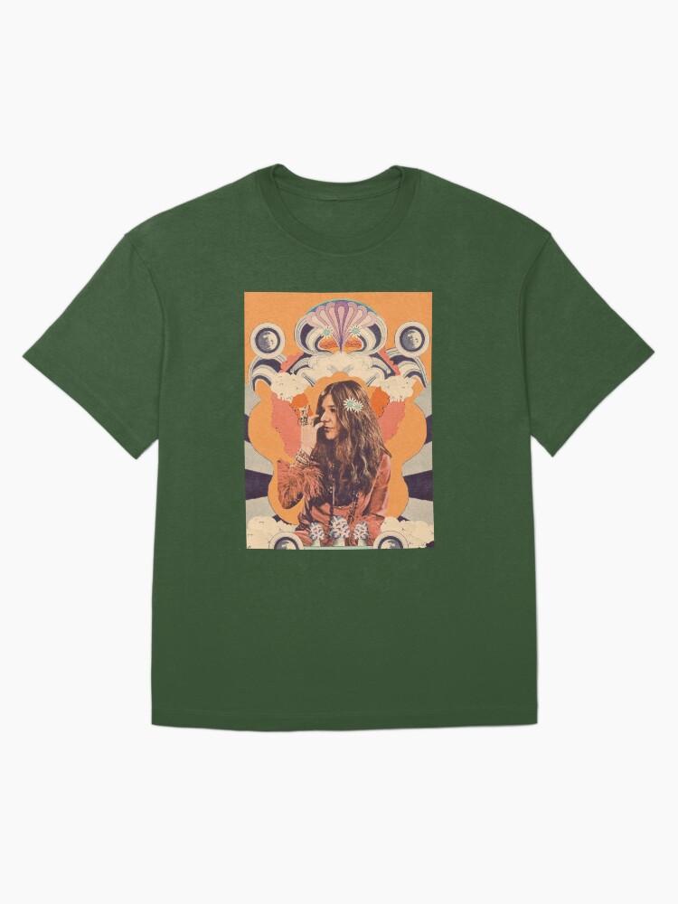 Janis Joplin Fresh Orange Clouds Oversized T-Shirt