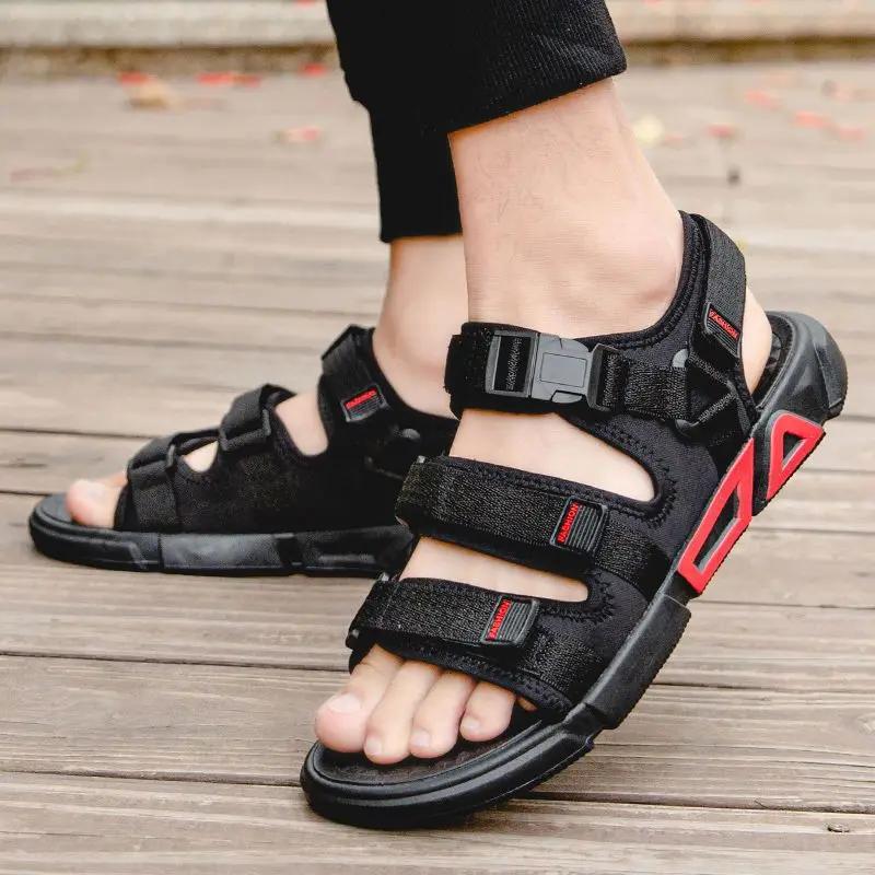 Мужские сандалии повседневные с платформой нескользящие высокие повседневные туфли для мужчин летняя распродажа купить дорогие новое поступление V стильные 39 ПВХ