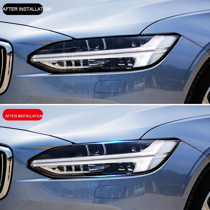 Для Volvo s90 xc90 xc60 xc40 v90 фара, центральная колонка, дверная ручка, защитная пленка из ТПУ, устойчивая к царапинам автомобиля