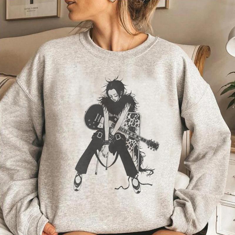 Nana Anime Hoodies Women Sweat Y2K Gothic Hood