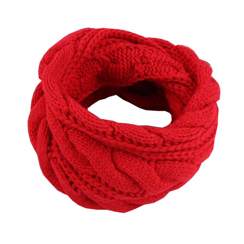 Женский зимний шарф на шею, толстый вязаный круглый шарф, мягкий теплый чехол на шею для пеших прогулок, кемпинга