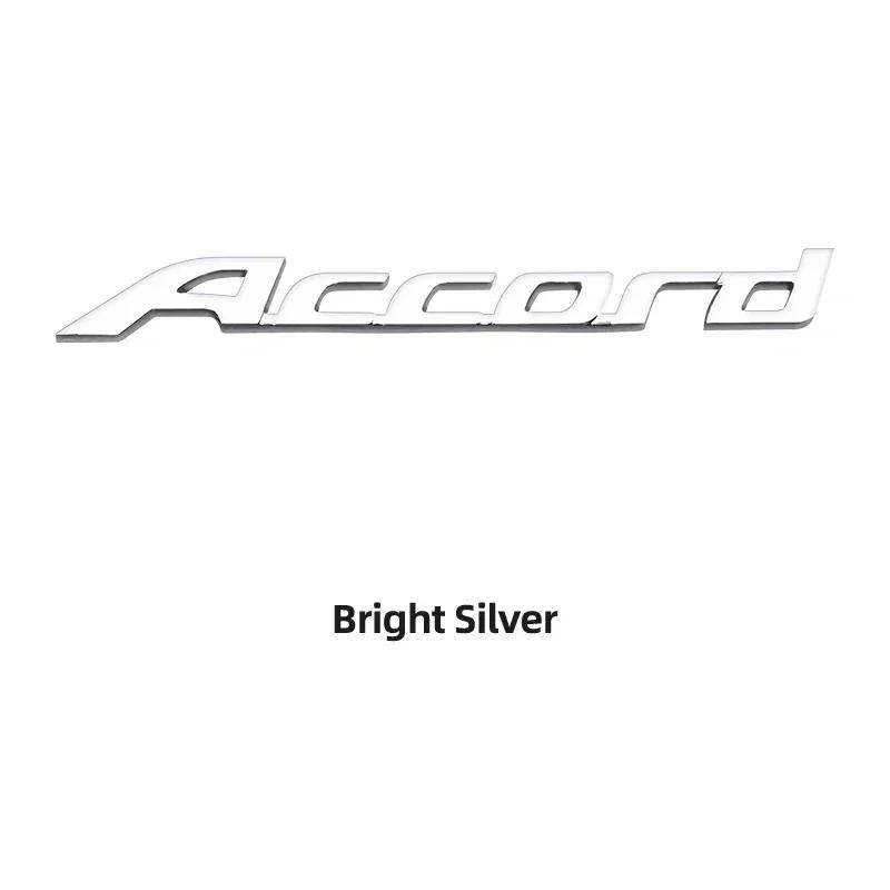 3D ABS Logo Honda Emblem Letters Car Trunk Badge Rear Letter Label for Honda Accord Elysion CR-Z Odyssey SPIRIOR Accessories