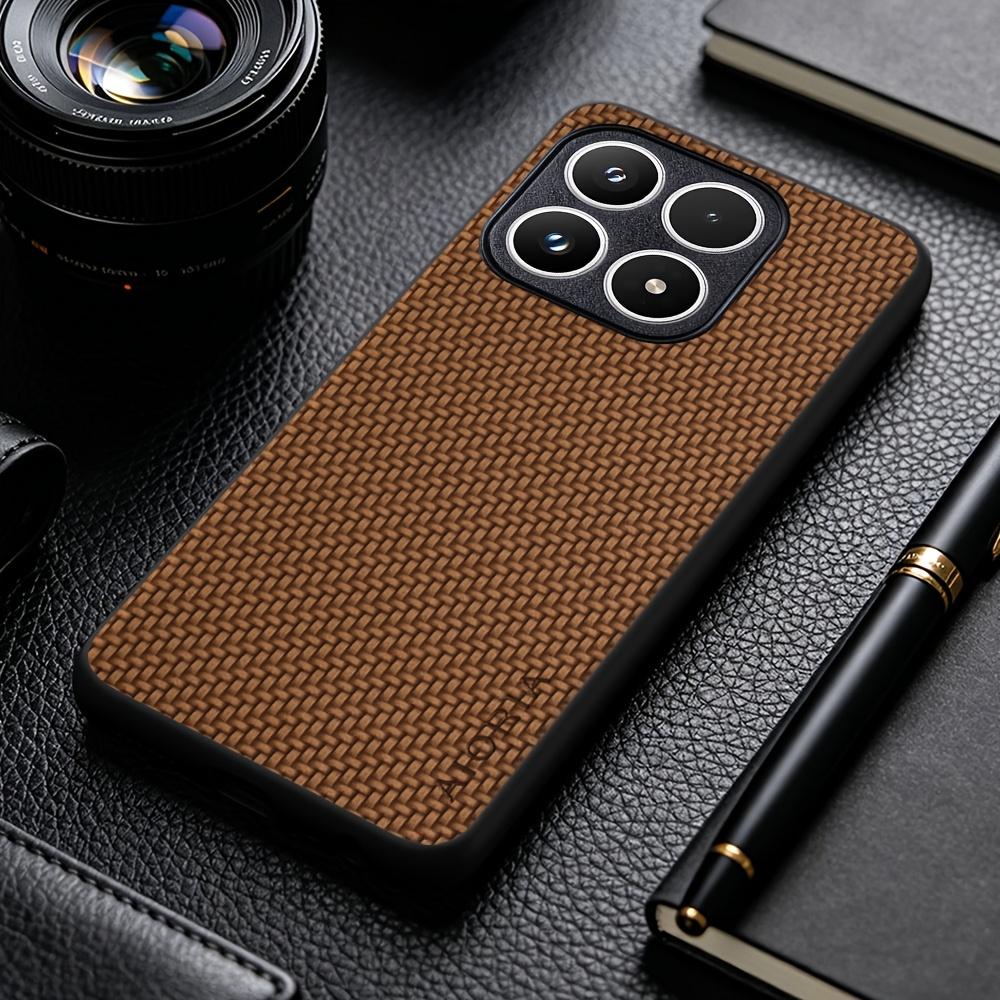 Чехол для телефона: Новый стильный чехол в стиле Business Casual для телефона Xiaomi 17T Pro 17 Pro Max Ultra, искусственная карбоновая кожа, синтетическая кожа, чехол для телефона
