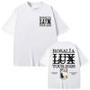 Певица Розалия Футболки с принтом LUX Tour Мужская Женская Одежда Высококачественные Модные Футболки Летняя Свободная Футболка с Коротким Рукавом