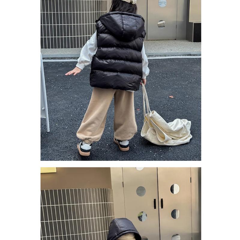 Детская одежда высокого класса для мальчиков и девочек, жилет, детская куртка из черного золотого бархата, утепленная, с капюшоном, непродуваемое детское пальто, топ, бархат, шелк, перо