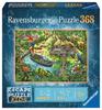 Escape puzzle Kids - Un safari dans la jungle - Ravensburger - Puzzle Escape Game 368 pièces - Dès 9 ans