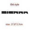 SIERRA new old letter logo car stickers for GMC sierra original rear boot label trunk modified Accessories decoration decals