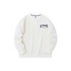 Anta Letter Print Loose Round Neck Long Sleeve Sweatshirt Men Sweatshirt Light-Pink White 952331703-1