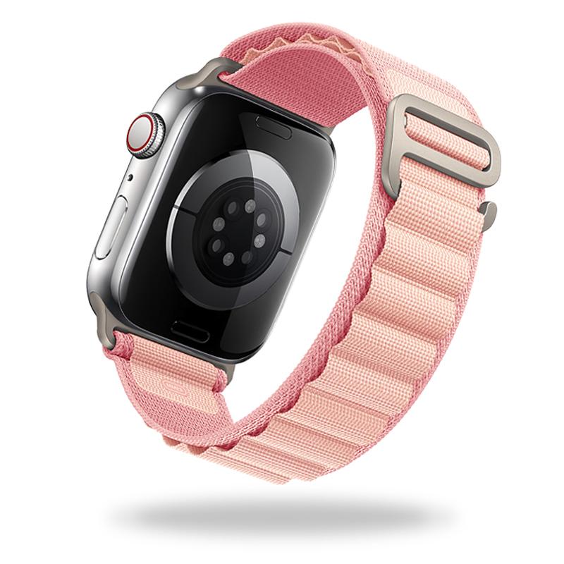 Ремешок Alpine Loop для Apple Watch ultra 45 мм, 41 мм, 44 мм, 40 мм, 49 мм, 42 мм, 38 мм, металлический браслет iWatch Ultra SE 8, 7, 6, 5, 4, нейлоновый ремешок