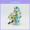 Hatsune Miku Pvc Model Ornament With Four Leaf Clover Style For Desk Decor And Collectible Display
