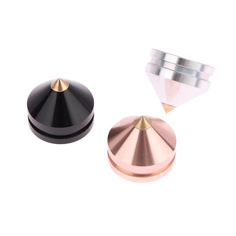 1Set Speaker Loudspeaker Spikes Stand Feet Audio Speaker Repair Parts Turntable Stand Shock Absorber Pin Nails And Pads