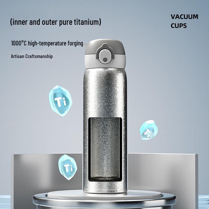 TOMIC 500ml Pure Titanium Insulated Bottle