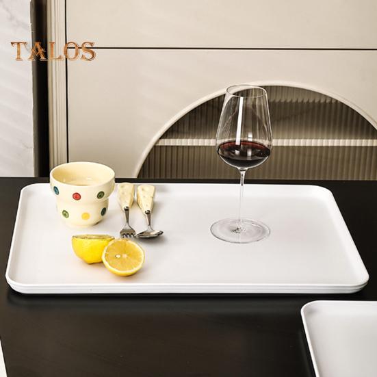 Поднос для сервировки, прямоугольные подносы для овощей и фруктов, для закусок, десертов, печенья, сыра, пластиковые подносы, большие подносы для еды без содержания бисфенола А, праздничные атрибуты