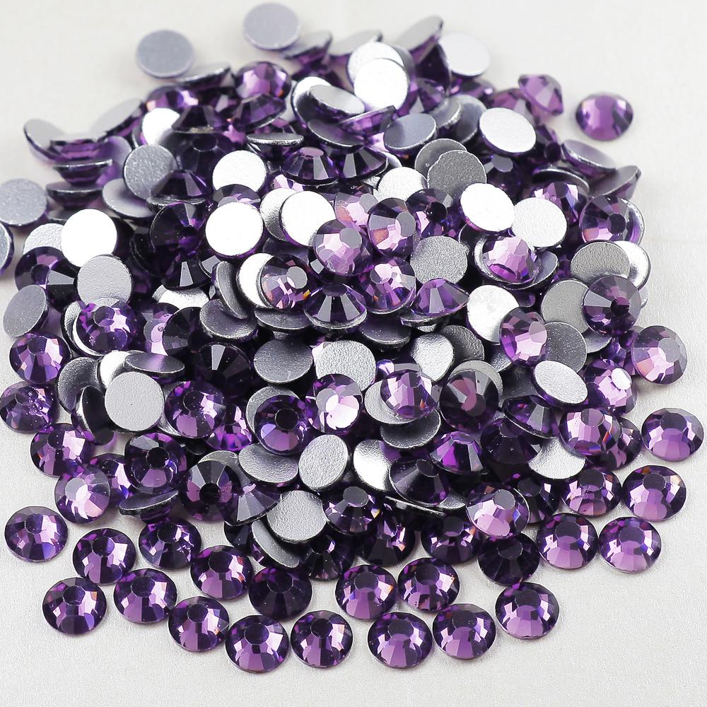 Pujiang Yantuo 14400 Bulk Glass Machine Crystal AB Flat Back Rhinestones Non Hotfix Rhinestone Cutting 1 Bag Lead Free