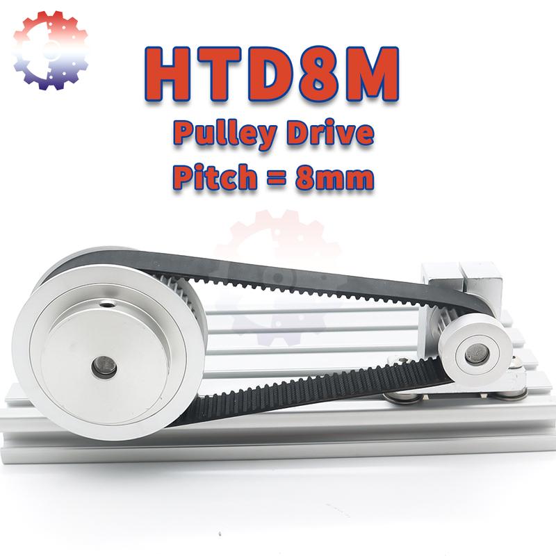 HTD 8M Rubber Belt Length 600mm to 928mm 8M Timing Belt Width 15mm 20mm Loop Belt 25mm 30mm 40mm Belts HTD 8M Synchronous Belt