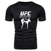 2025 UFC Summer Men's Crew Neck Short Sleeve T-Shirt - European & American Style