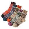 Pairs Winter Warm Crew Socks for Women Thick Mid-Calf Knitted