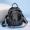 Backpack Spring and Summer New Fashionable and Casual Korean Travel Backpack Simple Soft Leather Sequins for Women