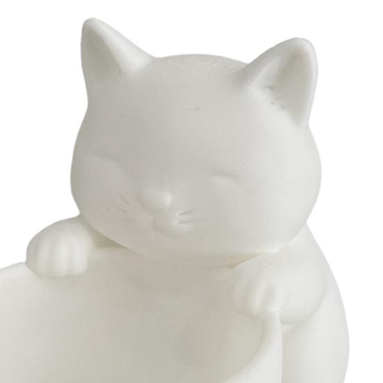 Милый керамический горшок для суккулентов в виде кошки - Идеальное домашнее настольное украшение для любителей кошек