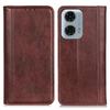 Flip Case for Motorola Moto G04 / G24 / G24 Power, Split Leather, Brown