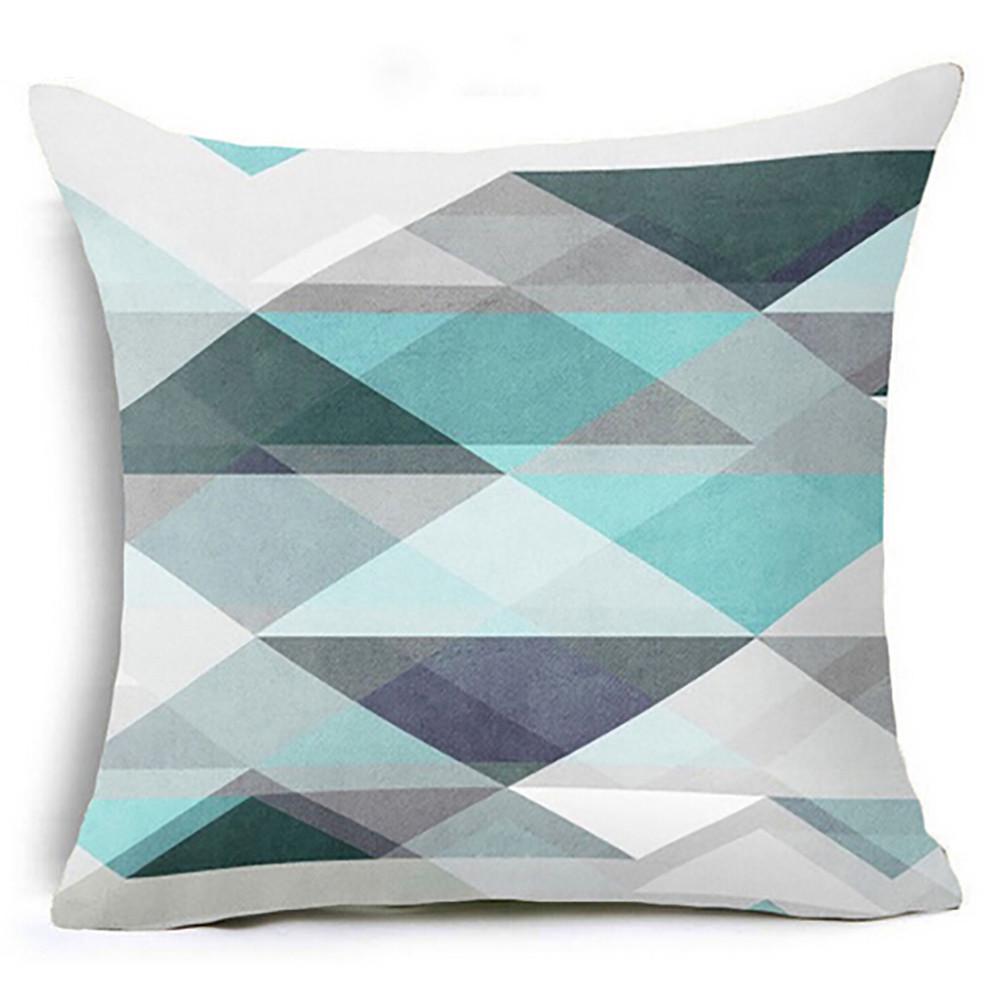 Geometric Pillow Case Waist Cushion Cover Sofa Home Decor