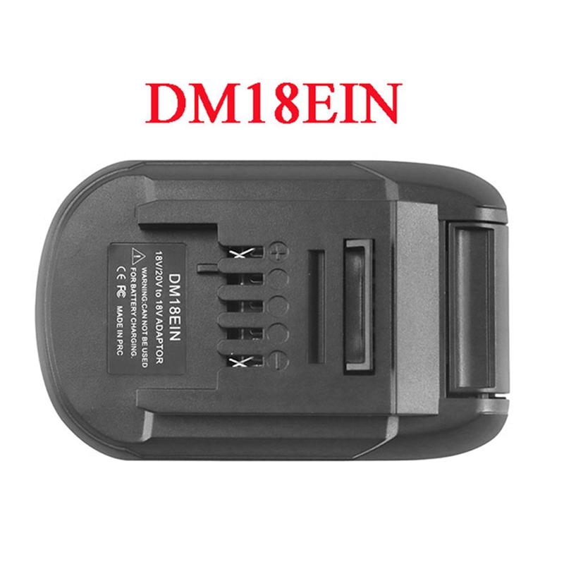 Адаптер-преобразователь аккумулятора DM18EIN для DeWalt на EIN 18V 20V Li-Ion аккумулятор Для инструмента Lithium Для электроинструментов EIN