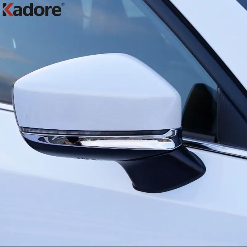 Rearview Mirror Trim Cover For Mazda CX9 CX-9 2017- Chrome Car Side Mirrors Strips Accessories