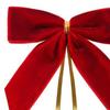12/24Pcs Red Small Velvet Christmas Bows DIY Gift Wrapping Crafts Red Christmas Bowknot Wedding Party Decoration
