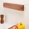 Держатель резака по дереву Компактный настенный магнитный держатель для хранения резака для организации кухни