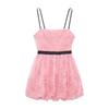 Kaslead New Arrival Women's Clothing Fashion Style Fashion Flower Mini Strap Short Dress 8653754