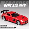 1:32 Mercedes Benz SLS AMG супер спортивный автомобиль литой модели автомобиля звук и свет детская игрушка украшения мальчик подарок коллекция хобби
