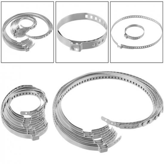 Drive Shaft Clamp Kit Crimp Joint Boot Parts Stainless Steel Small & Large