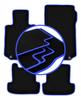 CARLUX-BLUE Car Mats For: Mercedes W207 Coupe E-Class (2009-)