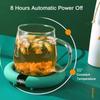 10W Mini Portable USB Electric Coffee Warmer With 3 Temperature Settings Digital Display For Heating Coffee Beverage Milk Tea Hot Chocolate