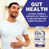 Daily Vitality + Probiotics, containing plant extracts, prebiotics, and probiotic capsules, 120 capsules.