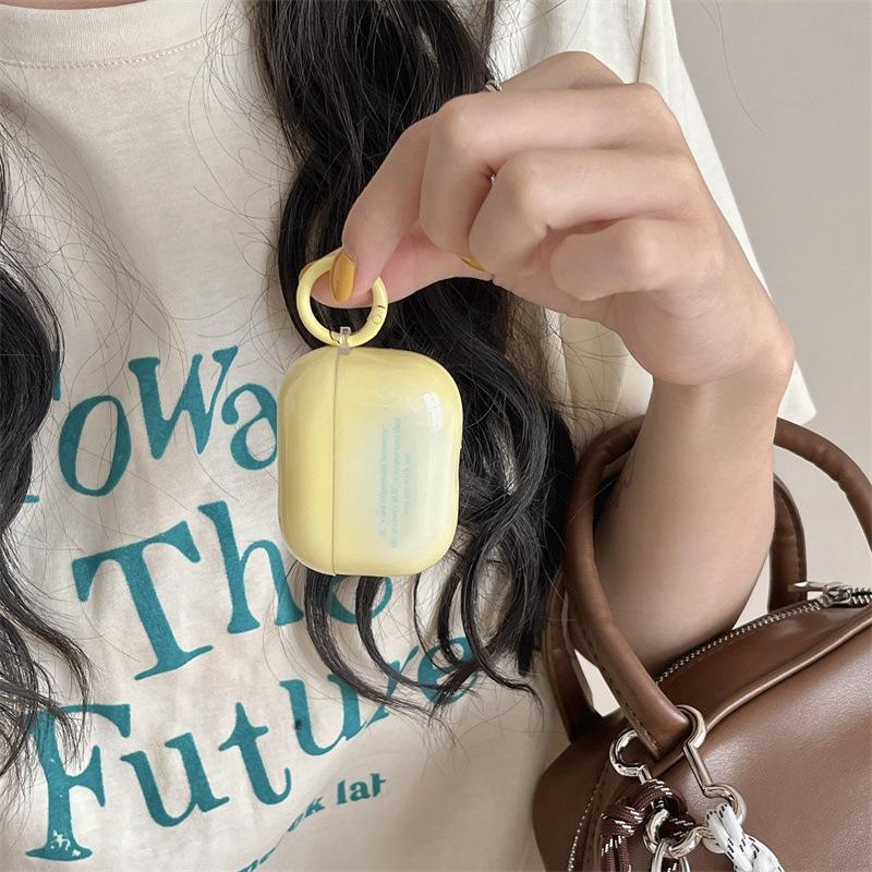 Ins simple smudge English applicable AirPods protective case 1 Apple wireless Bluetooth 1st generation Pro1 earphone cover female