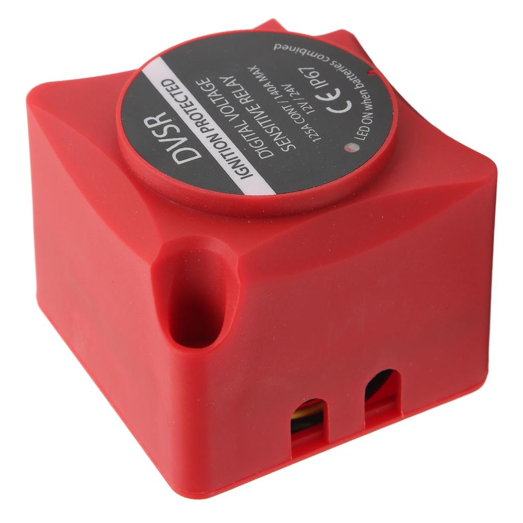 Комплект изолятора аккумулятора VSR Реле, чувствительное к напряжению Автоматическая зарядка DC 12В 24В 140А для квадроцикла UTV RV C