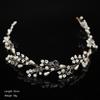 Ornaments Hair Jewelry Bridal Hair Vine Pearl Leaf Wedding Hair Accessories Bride Crystal Headband