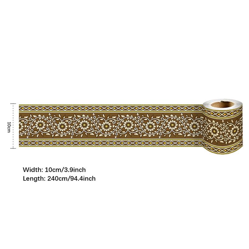 10x240 см ПВХ водонепроницаемая поясная линия самоклеящаяся декоративная полоса на талии