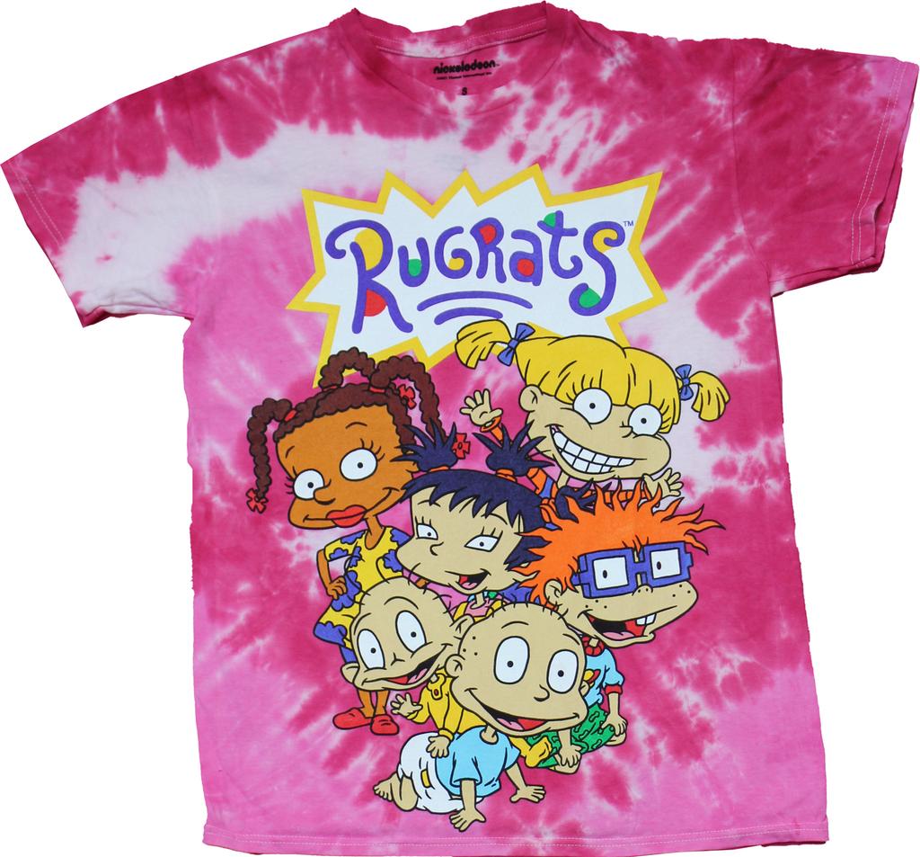 Rugrats New Adult T-Shirt Group Kids Under Logo