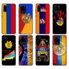Черный чехол из ТПУ для Samsung Galaxy S20/S20 PLUS/S20 ultra/S20+/S20FE задняя крышка Армянский флаг Армении