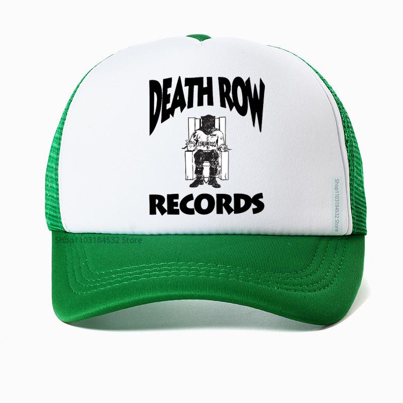 Funny Golf Hat Death Row Records White Baseball Cap New Summer Fashion Unisex Adjustable Mesh Breathable Snapback hat
