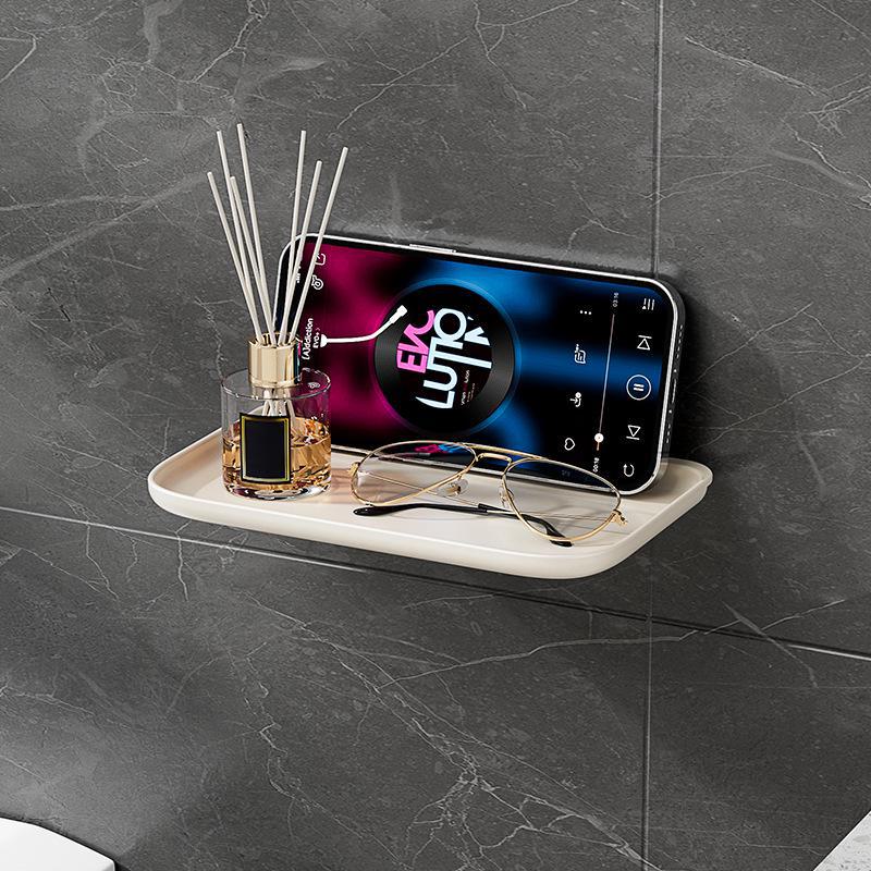 Folding Wall-Mounted Storage Rack for Bathroom and Toilet