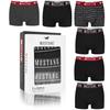 Men's Cotton Boxer Shorts - Mustang - 6-Pack, Model Bm457