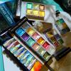 Твердый перламутровый акварельный драгоценный камень цвета звезды темная акварельная краска для дизайна ногтей акварель
