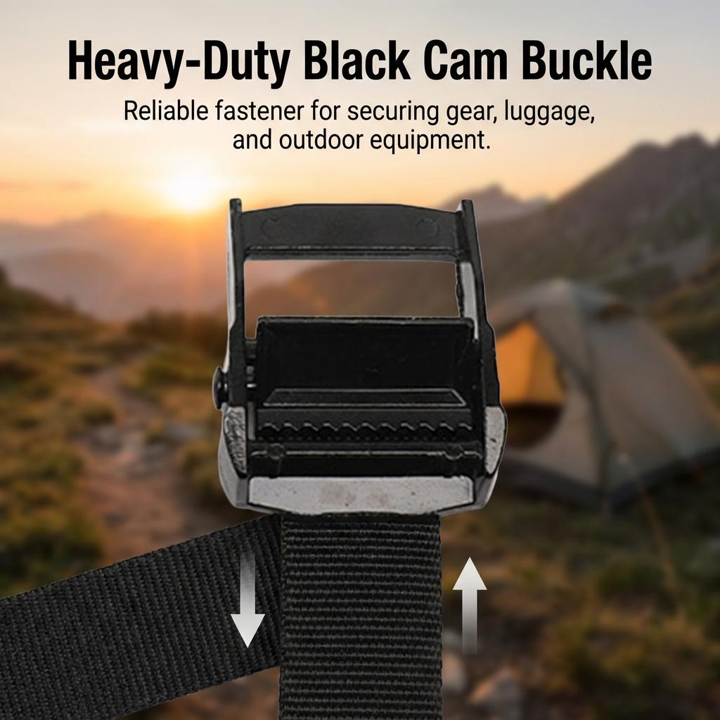 Zinc Alloy Small Locking Buckle 2.5cm Binding Clip Corrosion Resistant for Gear Bag Tool Fixing
