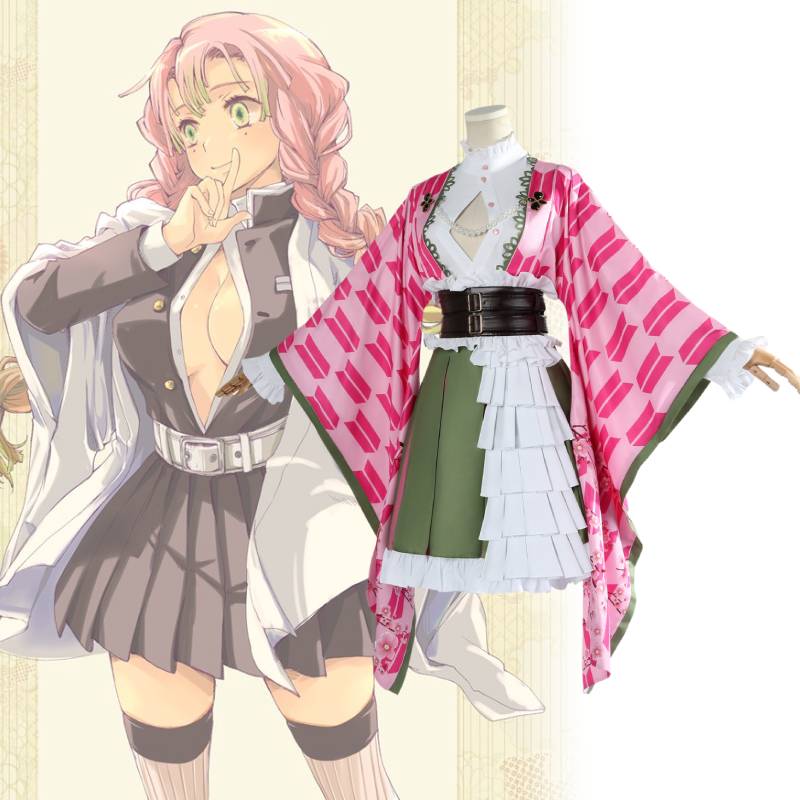 Демон Канродзи Истребитель Мицури Одежда Косплей Аниме Вечеринка Костюм Выступление Костюм