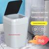 12L Smart Sensor Trash Can: Automatic & Manual, Waterproof, Deodorizing, Sterilization for Kitchen & Toilet