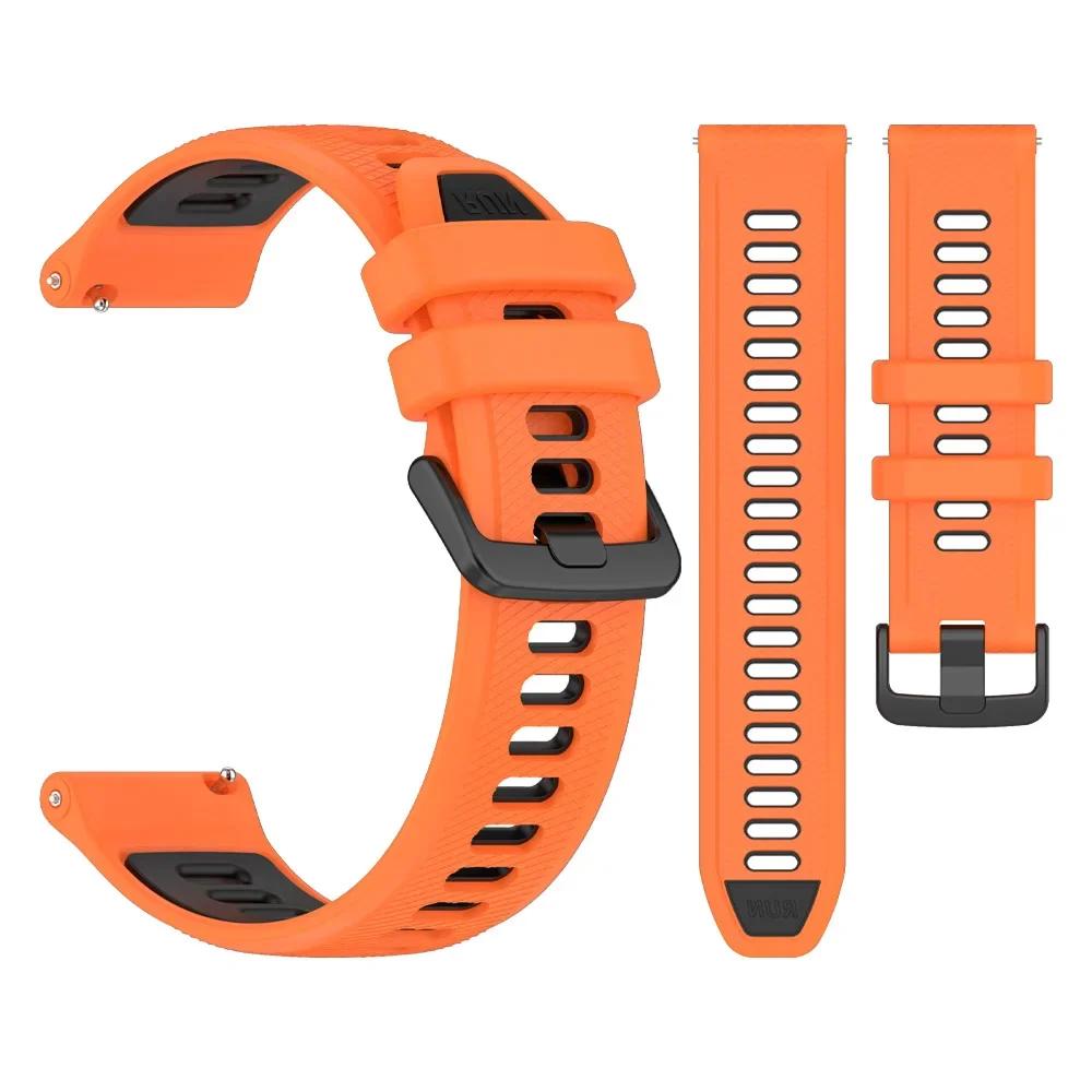 20mm 22mm Silicone Universal Band For Garmin/HUAWEI/Samsung/Amazfit/Xiaomi/Redmi Watch Strap For Men and Women Watchband Correa