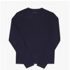 Acne Studios Футболка с длинным рукавом унисекс с нашивкой-логотипом Face Cl0311 Темно-синий 885